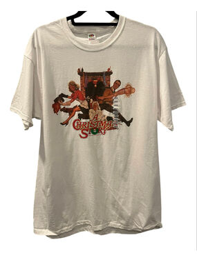 NWT A Christmas Story Movie T-Shirt Fruit Of The Loom Large Deadstock Holiday